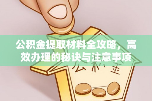 荔波公积金提取材料全攻略，高效办理的秘诀与注意事项