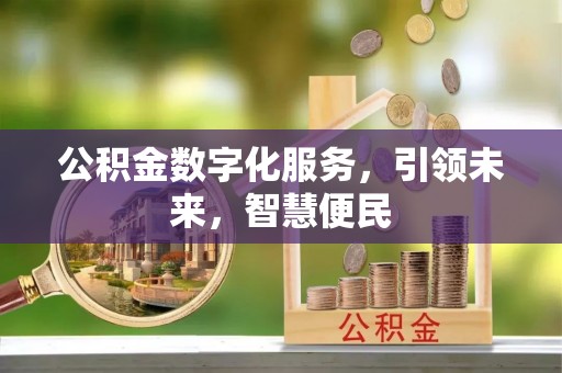 荔波公积金数字化服务，引领未来，智慧便民