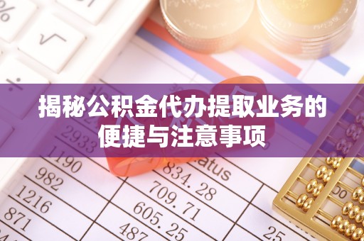 荔波揭秘公积金代办提取业务的便捷与注意事项