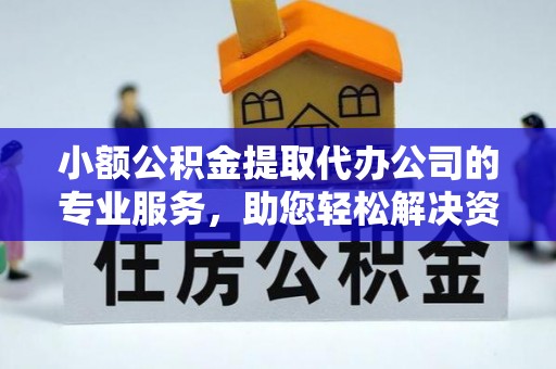 荔波小额公积金提取代办公司的专业服务，助您轻松解决资金难题