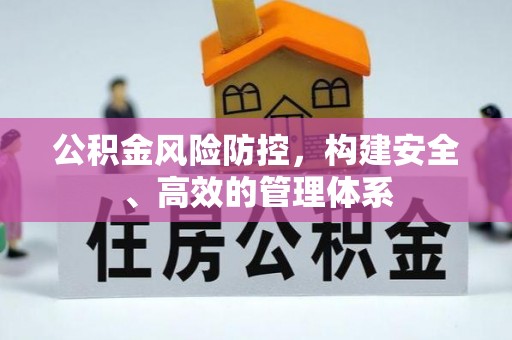 荔波公积金风险防控，构建安全、高效的管理体系