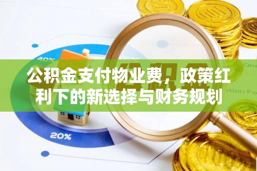 荔波公积金支付物业费，政策红利下的新选择与财务规划