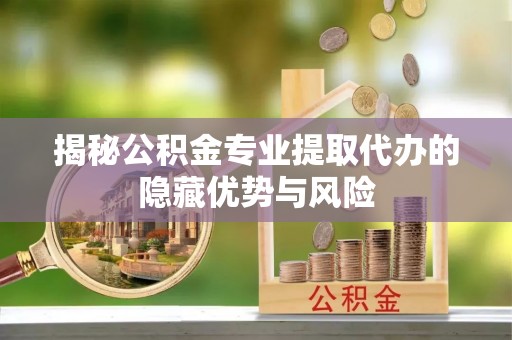 荔波揭秘公积金专业提取代办的隐藏优势与风险