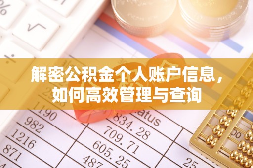 荔波解密公积金个人账户信息，如何高效管理与查询