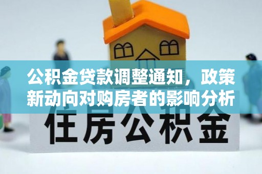 荔波公积金贷款调整通知，政策新动向对购房者的影响分析