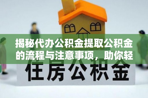 荔波揭秘代办公积金提取公积金的流程与注意事项，助你轻松拿回属于你的钱