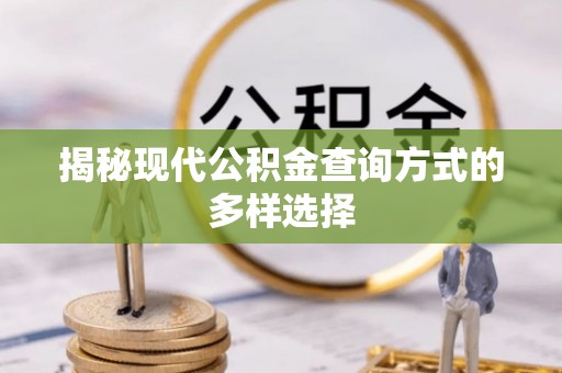 荔波揭秘现代公积金查询方式的多样选择