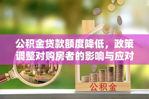 荔波公积金贷款额度降低，政策调整对购房者的影响与应对策略