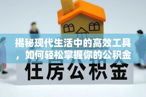 荔波揭秘现代生活中的高效工具，如何轻松掌握你的公积金查询方式