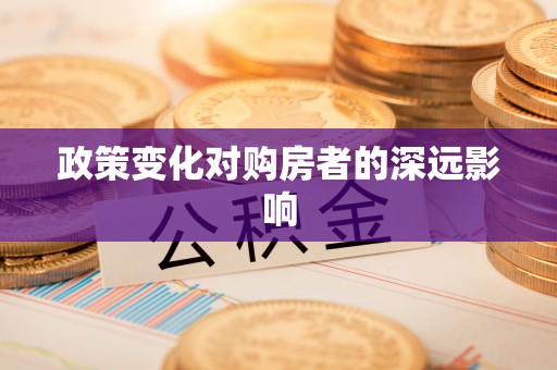 荔波政策变化对购房者的深远影响