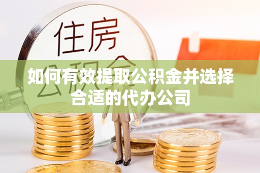 荔波如何有效提取公积金并选择合适的代办公司